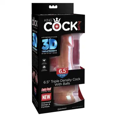 King Cock - Triple Density 6,5". Realistyczne dildo o potrójnej gęstości - jak prawdziwy penis!