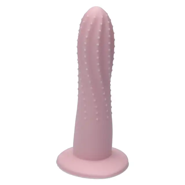 Ylva &amp; Dite - Prickly Pear Ballad Dildo - różowe dildo z wypustkami, wykonane z gładkiego silikonu premium