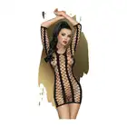 Penthosue - Bedtime Surprise Black S-L - seksowna mini, która uwodzi kształtem