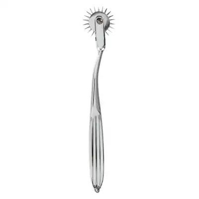 Steel Power Tools - Pinwheel. Solidne radełko ze stali nierdzewnej. Jeden rząd szpilek wzbudzi w Tobie ochotę na nieprzyzwoitą zabawę na zasadach BDSM
