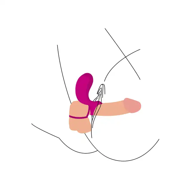 Xocoon - Couples Stimulator Ring USB. Niesamowity wibrujący ring dla par ze stymulatorem wejścia pochwy i łechtaczki 