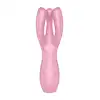 Satisfyer - Threesome 3 Pink. Innowacja wśród stymulatorów łechtaczki. Trzy stymulujące ramiona, personalizacja doznań.