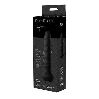 Dark Desires - Regina. Sztywny wibrator analny z obrotowymi kulkami w konstrukcji. Podwójna stymulacja analna zapewnia orgazmy o jakich zawsze marzyłeś