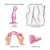 Strap-On-Me - Dildo Plug Curvy S Pink - dildo marki premium o unikatowym kształcie i metalicznym kolorze