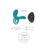 Xocoon - Couples Vibrator Ring USB. Wibrator dla par. Ring na penisa, stymulator łechtaczki i nakładka powiększająca penisa - hit!