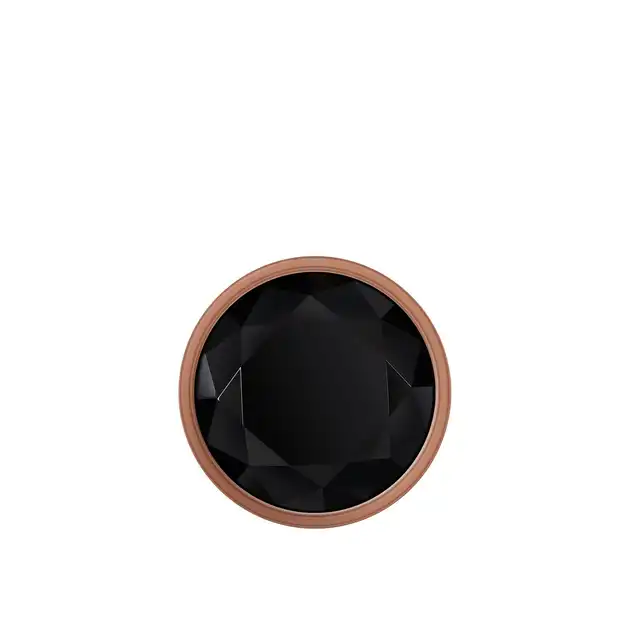 Gender X - Gold Digger L. Duży, elegancki i stylowy. Metalowa wtyczka analna w kolorze rose gold z czarnym klejnotem w podstawie. 