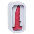 Ylva &amp; Dite - Anteros Bright Red Dildo - czerwone, realistyczne dildo wykonane z gładkiego silikonu premium