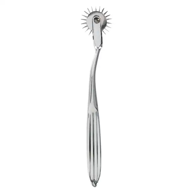 Steel Power Tools - Pinwheel. Solidne radełko ze stali nierdzewnej. Jeden rząd szpilek wzbudzi w Tobie ochotę na nieprzyzwoitą zabawę na zasadach BDSM