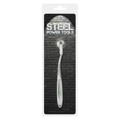 Steel Power Tools - Pinwheel. Solidne radełko ze stali nierdzewnej. Jeden rząd szpilek wzbudzi w Tobie ochotę na nieprzyzwoitą zabawę na zasadach BDSM