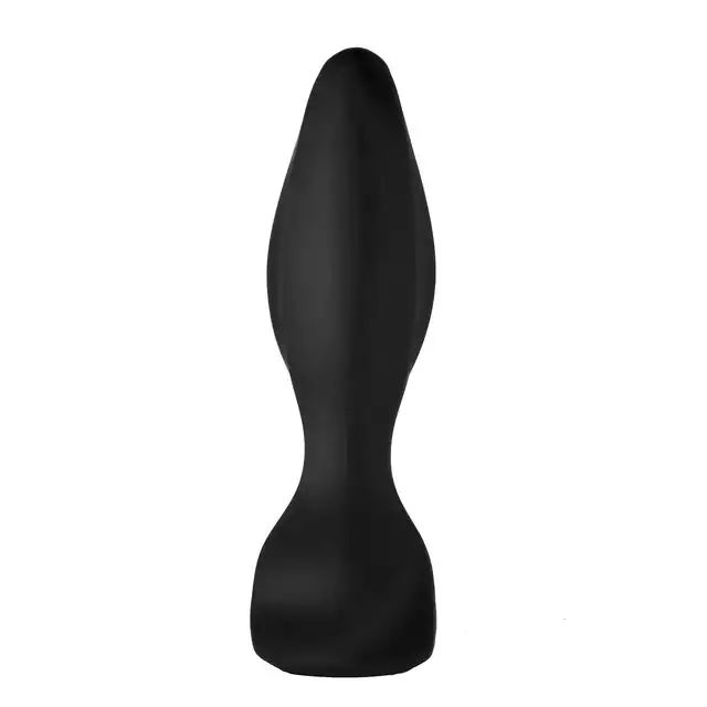 Dark Desires - Alexandra. Czarny, wibrujący korek analny w zestawie z pilotem. Zapewnia intensywne orgazmy i niezapomniane wrażenia