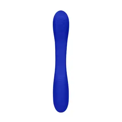 Double Ended Vibrator - Flex - Blue