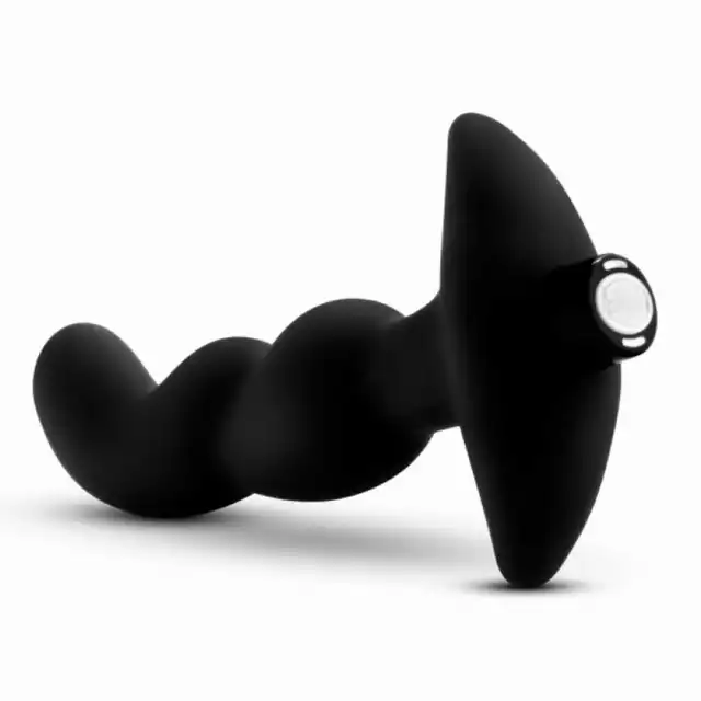 Anal Adventures - Vibrating Prostate 03. Falisty stymulator prostaty. 10 trybów wibracji i silikon premium z platyną 