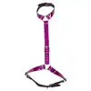 Bad Kitty - Harness Pink S-L. Seksowna i odważna błyszcząca uprząż w kolorze fuksji. 