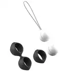 B Swish - BFit Classic Flex Black 38g. Czarne kulki gejszy z ruchomymi kulkami wewnątrz. Trening mięśni kegla połączony z przyjemnością przy każdym ruchu.