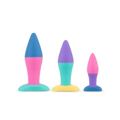 PMV20 - Koda Butt Plug Set. Fenomenalny zestaw plugów analnych z gładkiego silikonu. Trening czyni mistrza!