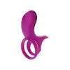 Xocoon - Couples Stimulator Ring USB. Niesamowity wibrujący ring dla par ze stymulatorem wejścia pochwy i łechtaczki 