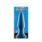 DreamToys - MenzStuff Metal Ball Plug Blue. Silikonowy plug analny z metalową kulką wewnątrz, dla intensyfikacji analnych doznań poprzez drżenie