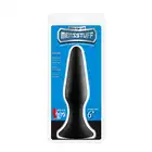 DreamToys - MenzStuff Metal Ball Plug Black. Silikonowy plug analny z metalową kulką wewnątrz, dla intensyfikacji analnych doznań poprzez drżenie