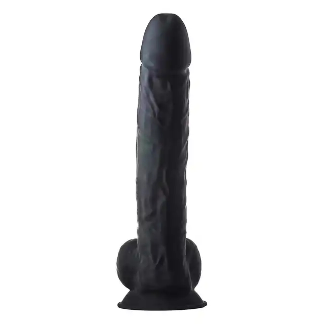 REAL LOVE DUAL DENSITY XXL DILDO 15INCH Black