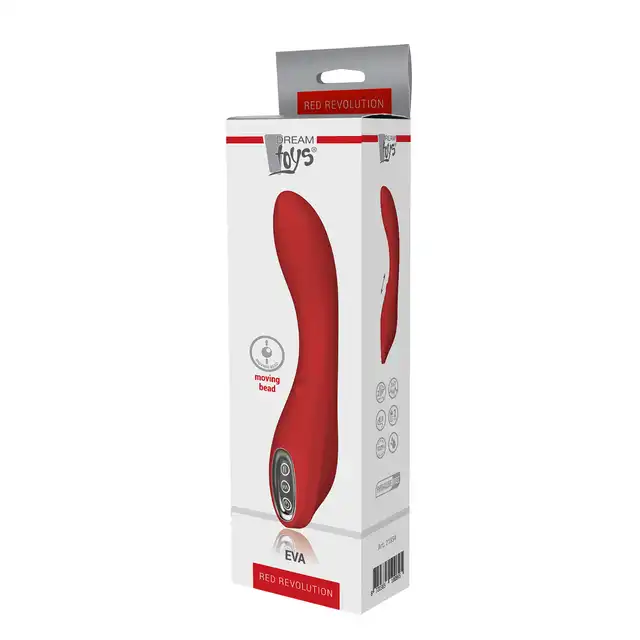 Red Revolution - Eva - wibrator premium z dwoma silnikami oraz innowacyjnym koralikiem do dodatkowej stymulacji 