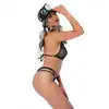 Daring - Naughty Police Roleplay Set S/M. Odważny strój niegrzecznej policjantki z czapką oraz odznaką. 