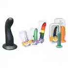 Ylva &amp; Dite - Leda Silver Grey Dildo - srebrzyste dildo wykonane z gładkiego silikonu premium