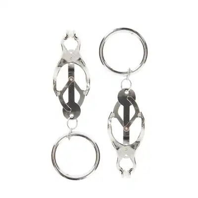 Taboom - Butterfly Clamps with Ring - wyjątkowe zaciski na sutki dla koneserów BDSM 