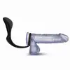 Anal Adventures - Cock Ring Plug. Zatyczka analna z ringiem na penisa z silikonu platynowego. Świetny masaż prostaty