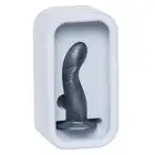 Ylva &amp; Dite - Leda Silver Grey Dildo - srebrzyste dildo wykonane z gładkiego silikonu premium