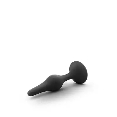 ANAL ADVENTURES PLATINUM SILICONE BEGINNER PLUG LARGE BLACK