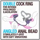 Anal Adventures - Platinum Anal Plug. Ultra wibracje i silikon. Zatyczka i plug analny 