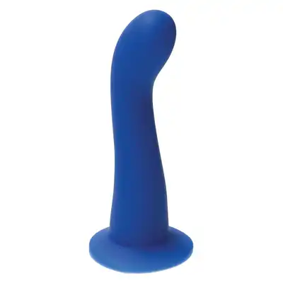 Ylva &amp; Dite - Swan Dark Blue Dildo - niebieskie dildo wykonane z gładkiego silikonu premium