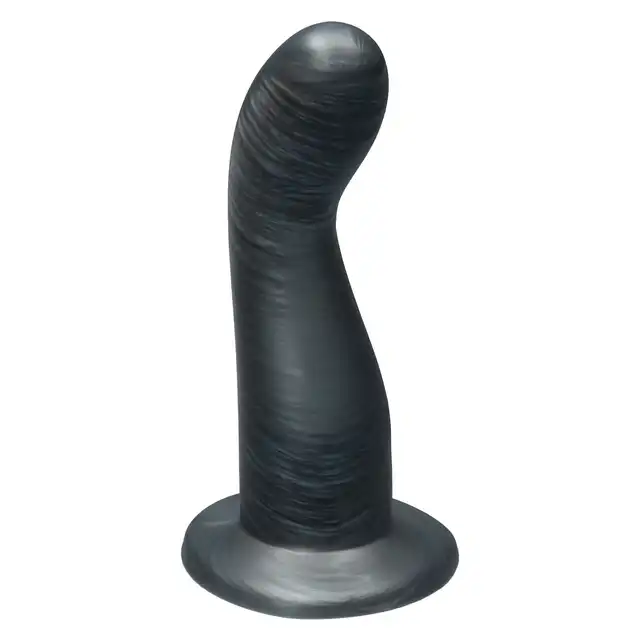 Ylva &amp; Dite - Leda Silver Grey Dildo - srebrzyste dildo wykonane z gładkiego silikonu premium