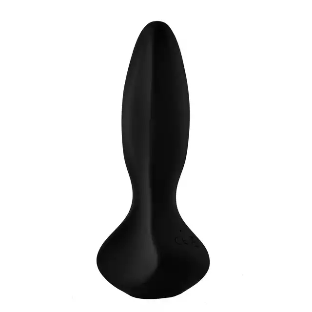 Dark Desires - Alexandra. Czarny, wibrujący korek analny w zestawie z pilotem. Zapewnia intensywne orgazmy i niezapomniane wrażenia