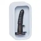 Ylva &amp; Dite - Aria Chestnut Brown - unikatowe dildo z prążkowaniem wykonane z silikonu premium