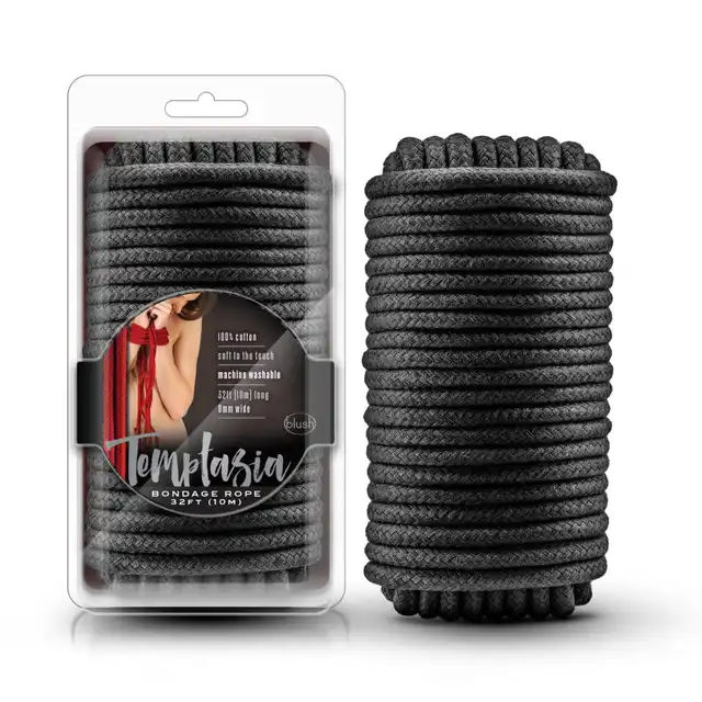 Temptasia - Bondage Rope Soft 10 m. Bawełniana miękka lina do wiązania. Idealne do technik bondage i shibari 