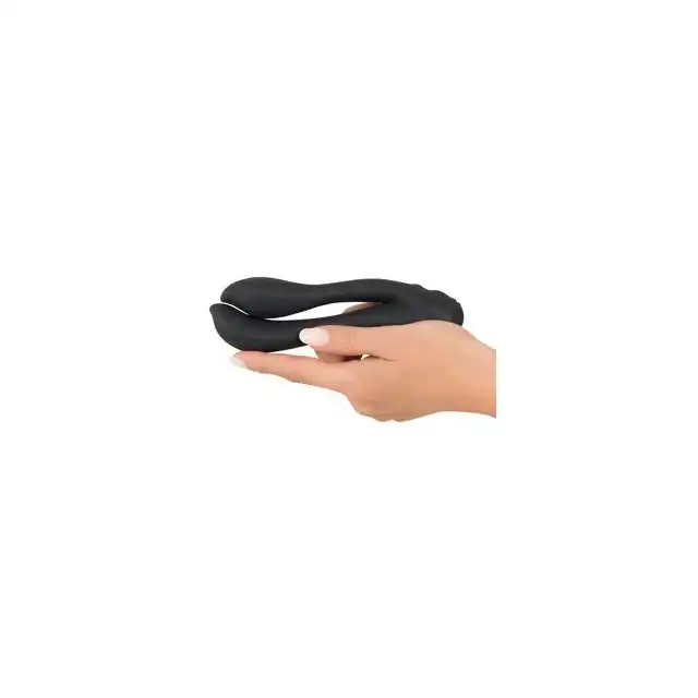 Julie - 2-Armed Massager. 2 silniczki i mocne wibracje! Podwójny silikonowy wibrator dający mnóstwo możliwości!