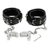 Fetish Collection - Handcuffs &amp; Cock Ring. Kajdanki z ringiem na penisa, zamykane specjalnym kluczem. Nowy wymiar zniewolenia 