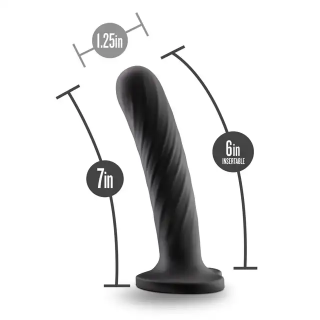 Temptasia - Twist Dildo L. Duże spiralne dildo analne. Poczuj zakręconą moc analnej rozkoszy