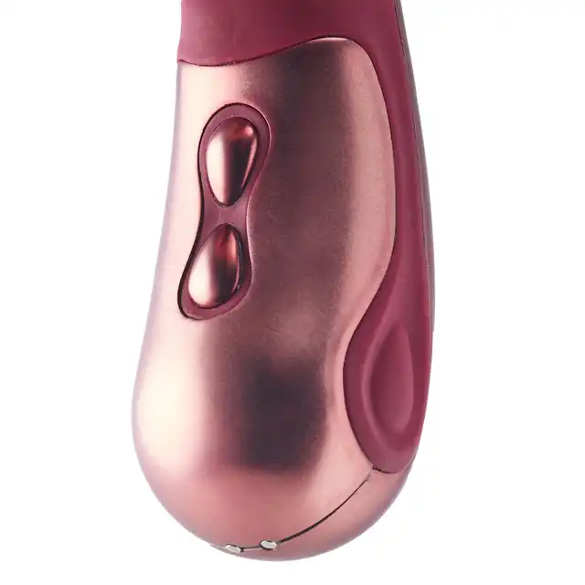 Dinky - Duo Vibrator Jimmy K. Podwójny wibrator ze stymulującymi żłobieniami. Podwójna stymulacja - łechtaczka i punkt G.