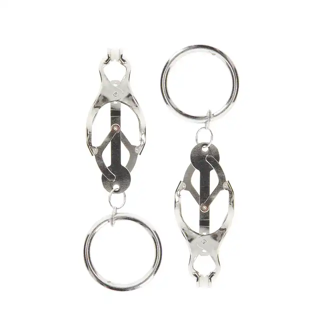 Taboom - Butterfly Clamps with Ring - wyjątkowe zaciski na sutki dla koneserów BDSM 