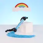 Guilty Pleasure BDSM - Silicone Flogger Whip Blue. Niebieski bicz silikonowy do delikatnego głaskania i mocnych uderzeń. BDSM masz we krwi