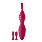Sparkling - Tip Vibrator Verona - innowacyjny wibrator z trzema wymiennymi końcówkami. Gwarancja przyjemności!