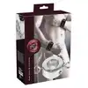 Fetish Collection - Handcuffs &amp; Cock Ring. Kajdanki z ringiem na penisa, zamykane specjalnym kluczem. Nowy wymiar zniewolenia 