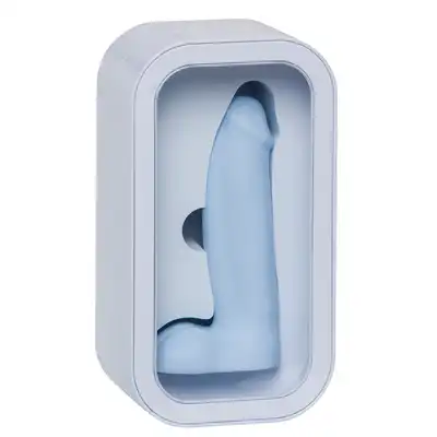 Ylva &amp; Dite - Icarus Sky Grey Dildo - błękitne dildo wykonane z gładkiego silikonu premium