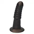 Ylva &amp; Dite - Aria Chestnut Brown - unikatowe dildo z prążkowaniem wykonane z silikonu premium