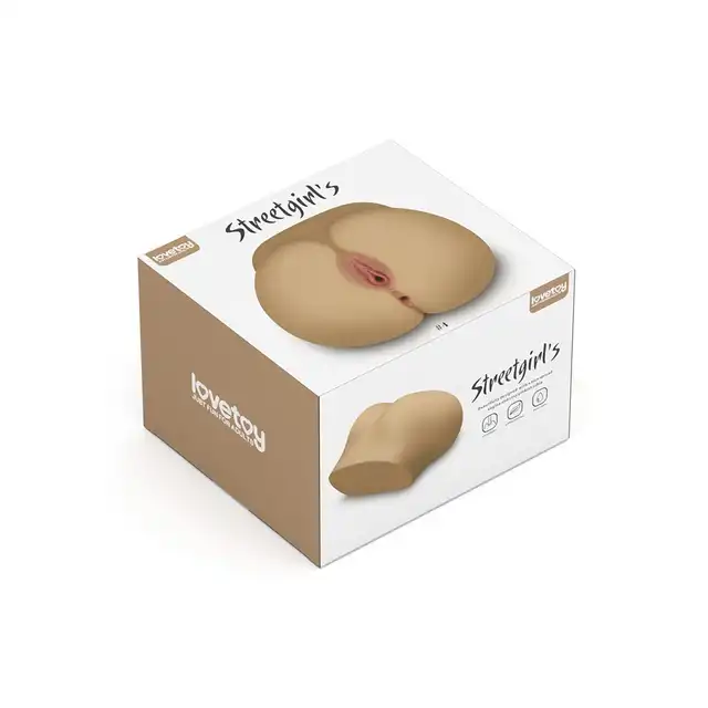 LoveToy - StreetGirls #4. Masturbator w formie realistycznej seksownej waginy i anusa z wypiętymi pośladkami, przygotowane specjalnie na Ciebie.