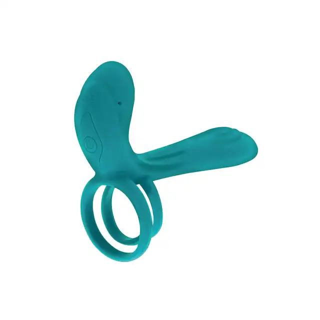 Xocoon - Couples Vibrator Ring USB. Wibrator dla par. Ring na penisa, stymulator łechtaczki i nakładka powiększająca penisa - hit!