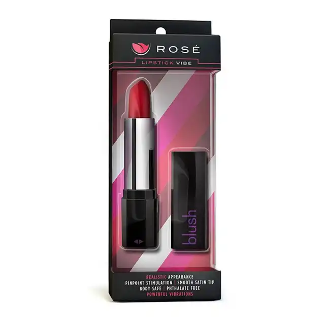 Rose - Lipstick Vibe. Dyskretny i bardzo kobiecy wibrator w formie szminki. Nieziemska rozkosz dla łechtaczki. 