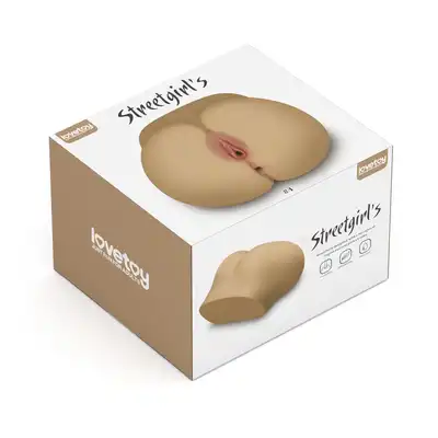 LoveToy - StreetGirls #4. Masturbator w formie realistycznej seksownej waginy i anusa z wypiętymi pośladkami, przygotowane specjalnie na Ciebie.